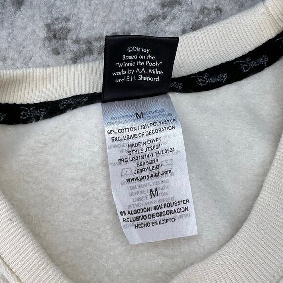 Disney Winnie the Pooh 100 Acre Wood Tan Crewneck Sweatshirt Medium - Picture 6 of 6